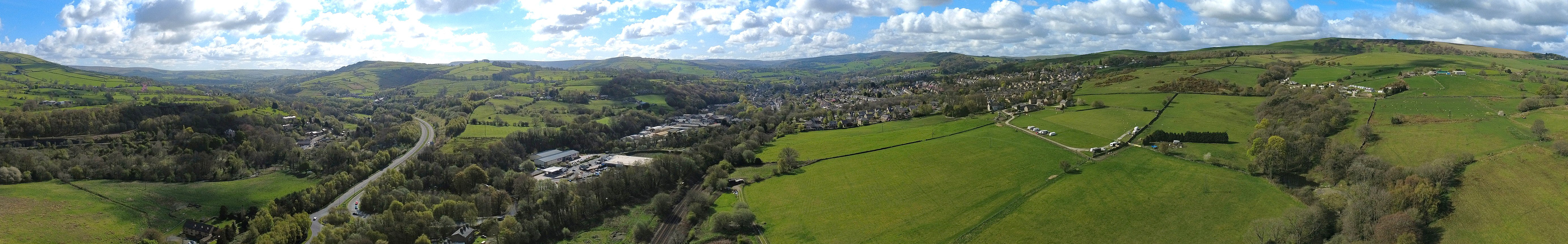 Panorama 2 — The same view as panorama 1 but with the text and annotations removed
